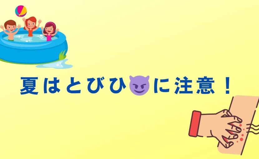 夏はとびひに注意！